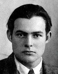 Ernest Hemingway, July 21, 1899-July 2, 1961  American author and Journalist