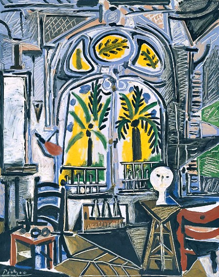 Pablo Picasso 'The Studio', 1955 via-Still Life Quick Art